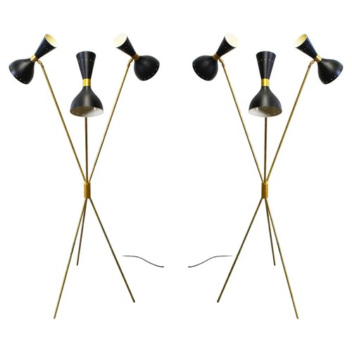 Lampe sur pied style stilnovo - sur,